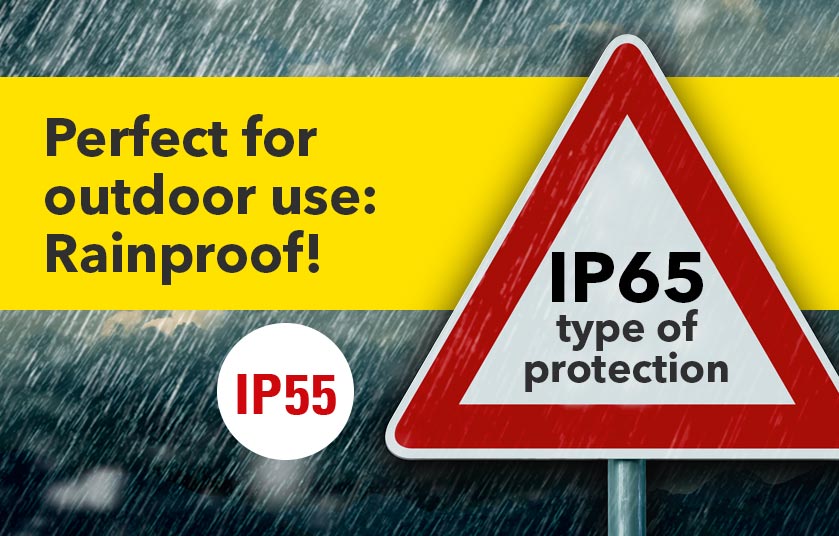 Classe di protezione IP55/IP65