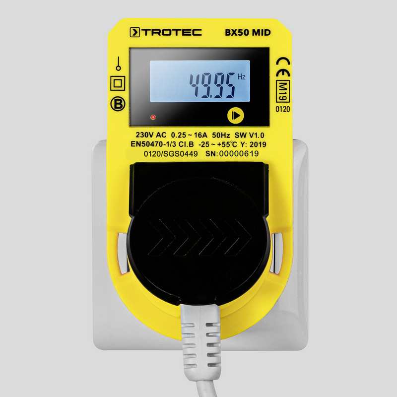 Misuratore di consumo energetico BX50 MID - TROTEC