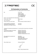 Dichiarazione di conformità caricabatterie Serie PBCS (INT)