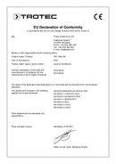 Dichiarazione di conformità condizionatore d'aria locale PAC 2000 SH (INT)