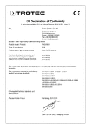 Dichiarazione di conformità Condizionatore PAC 2000 E (INT)