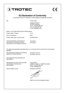 Dichiarazione di conformità Termoigrometro T210 (INT)