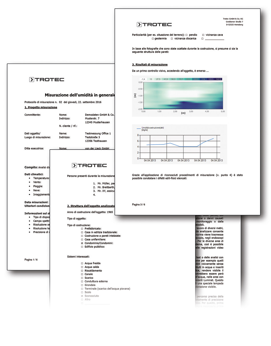 Funzione report unica nel suo genere