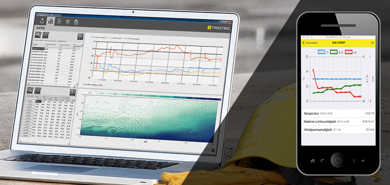 Gestione dei dati di mi&shy;surazione-Trotec