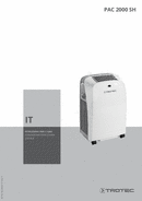 Istruzioni per l'uso condizionatore d'aria locale PAC 2000 SH (IT)