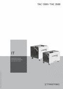 Istruzioni per l'uso Depuratore d'aria TAC 1500 / TAC 3500 (IT)
