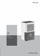 Istruzioni per l'uso deumidificatore TTK 33 E (IT)