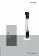 Istruzioni per l'uso lampada riscaldante IRS 2000 E (IT)