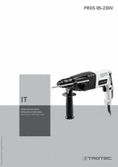 Istruzioni per l'uso martello perforatore PRDS 05-230V (IT)