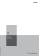 Istruzioni per l'uso Misuratore multifunzione T4000 (IT)
