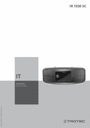 Istruzioni per l'uso riscaldante IR 1550 SC (IT)
