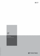 Istruzioni per l'uso tester di tensione BE17 (IT)