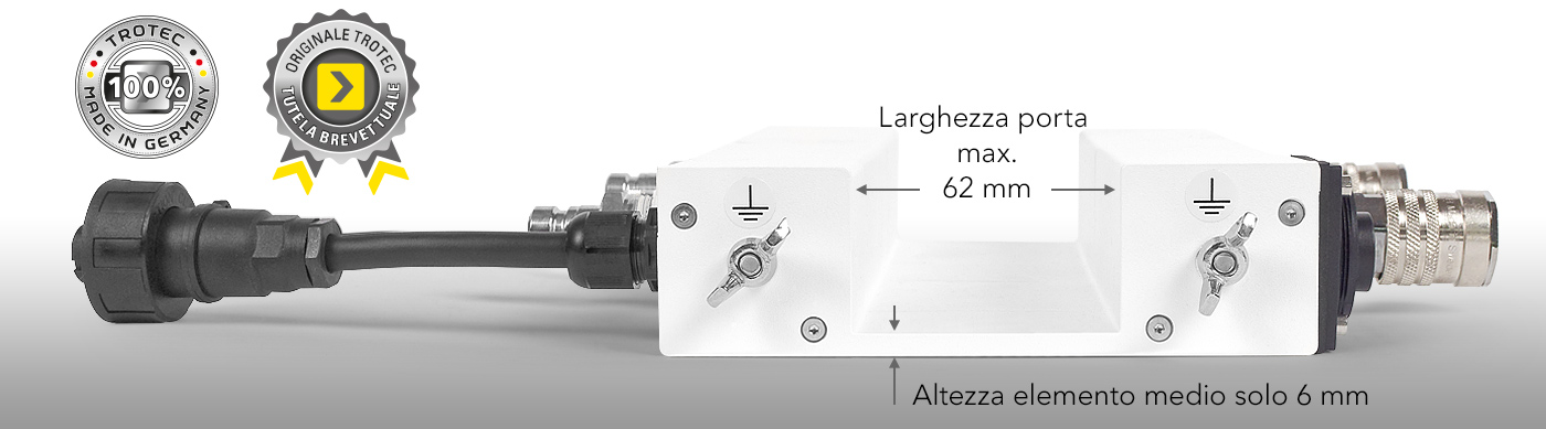 L'elemento centrale del PlanoPT è alto solo 6 mm