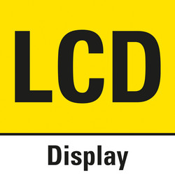 LCD con visualizzazione dei valori e indicatore a colori