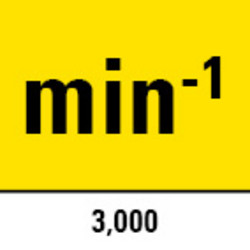 Numero di giri a vuoto: da 0 a 3.000 min<sup>-1</sup>