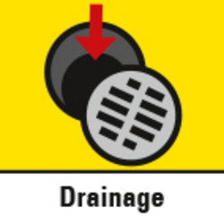 Per l'impiego in pozzi di drenaggio