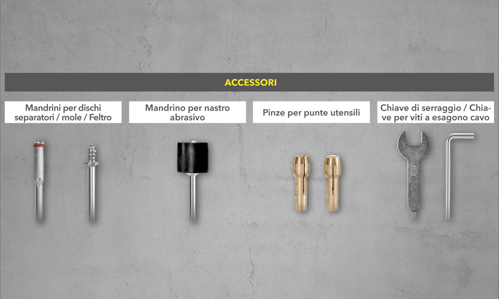 PMTS 01-230V – panoramica degli accessori 03