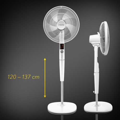 Regolazione continua in altezza da 120 a 137 cm.