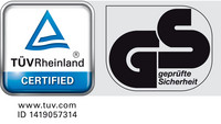 Sicurezza certificata TÜV, TÜV GS ID 1419057314