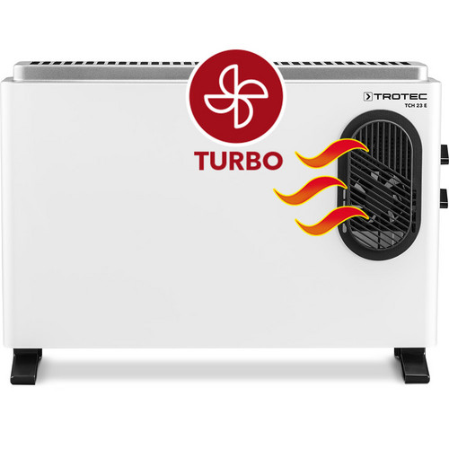 TCH 23 E - due livelli di riscaldamento, turboventilatore e termostato