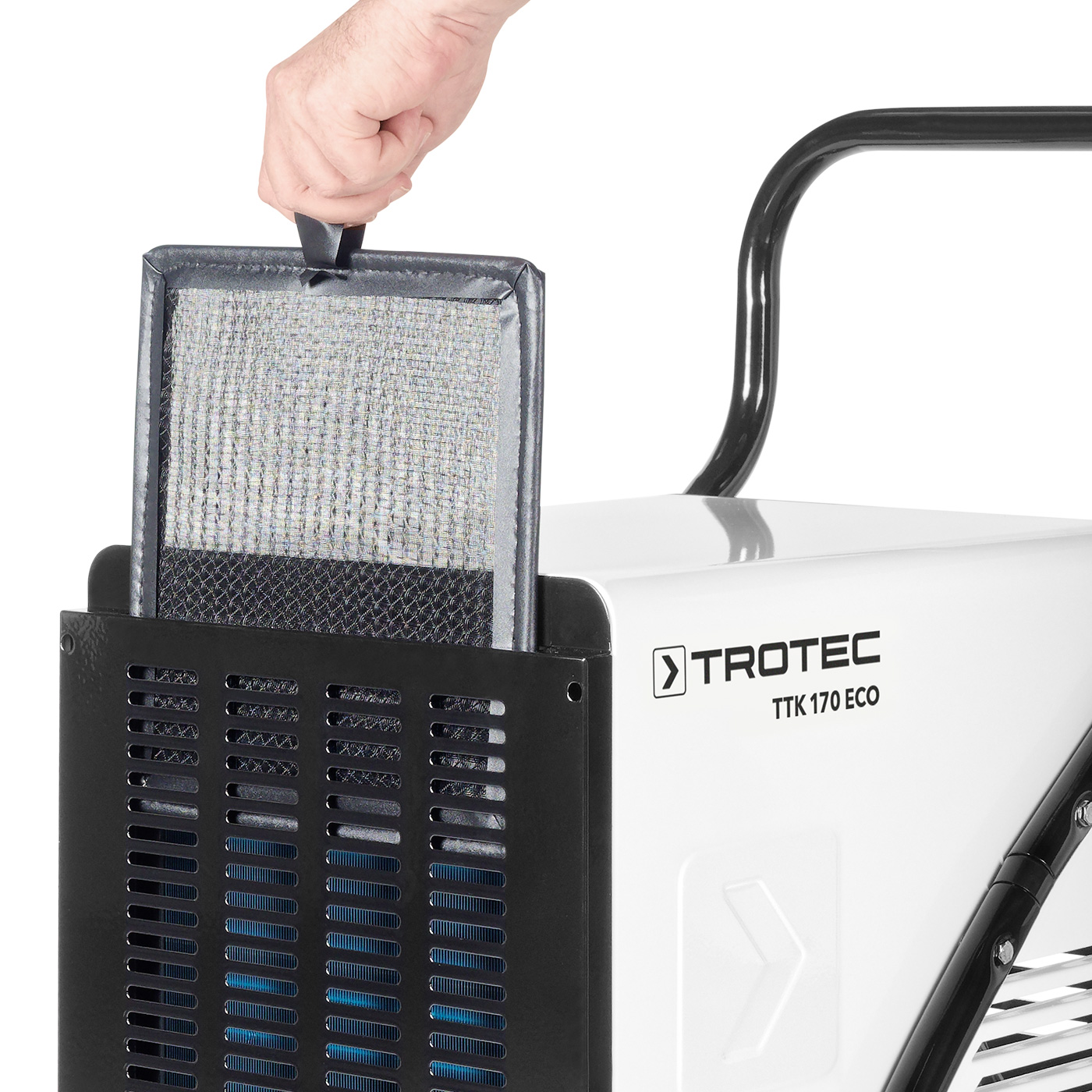TTK 170 ECO – serbatoio dell'acqua e filtro dell'aria